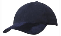 Brushed Heavy Cotton Cap with Suede Peak