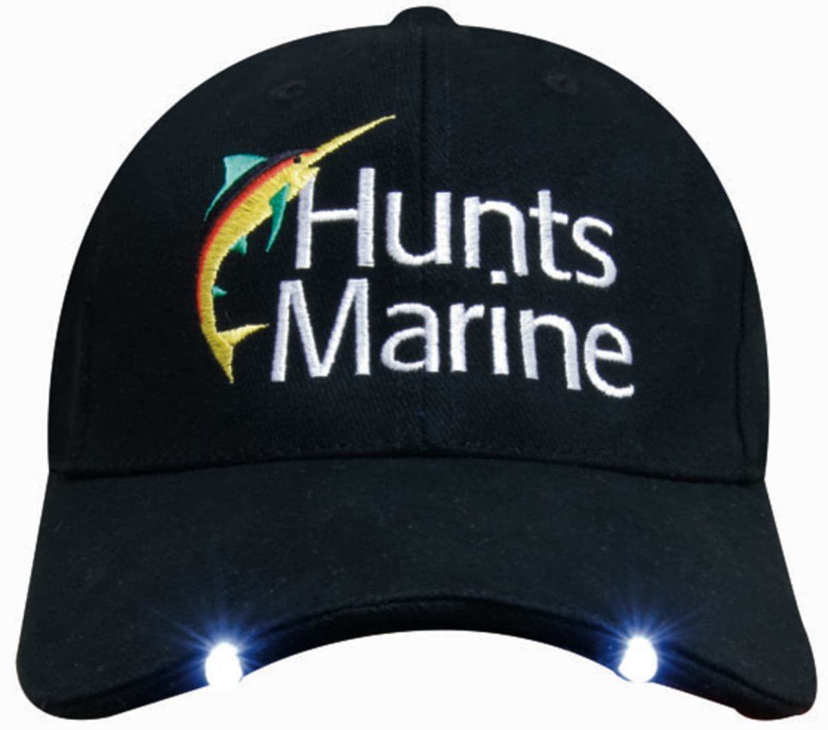 Brushed Heavy Cotton Cap with Led Lights in Peak