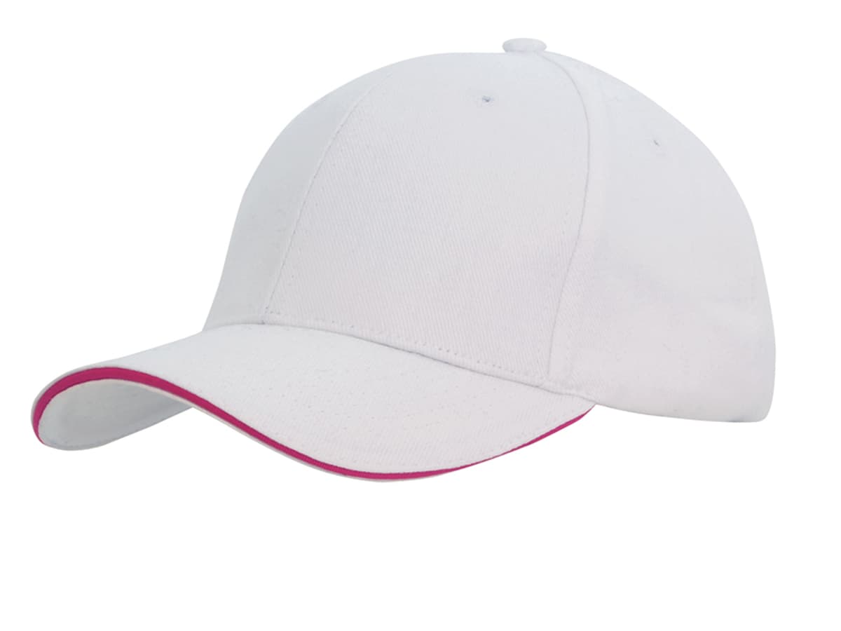 Brushed Heavy Cotton Cap with Sandwich Trim