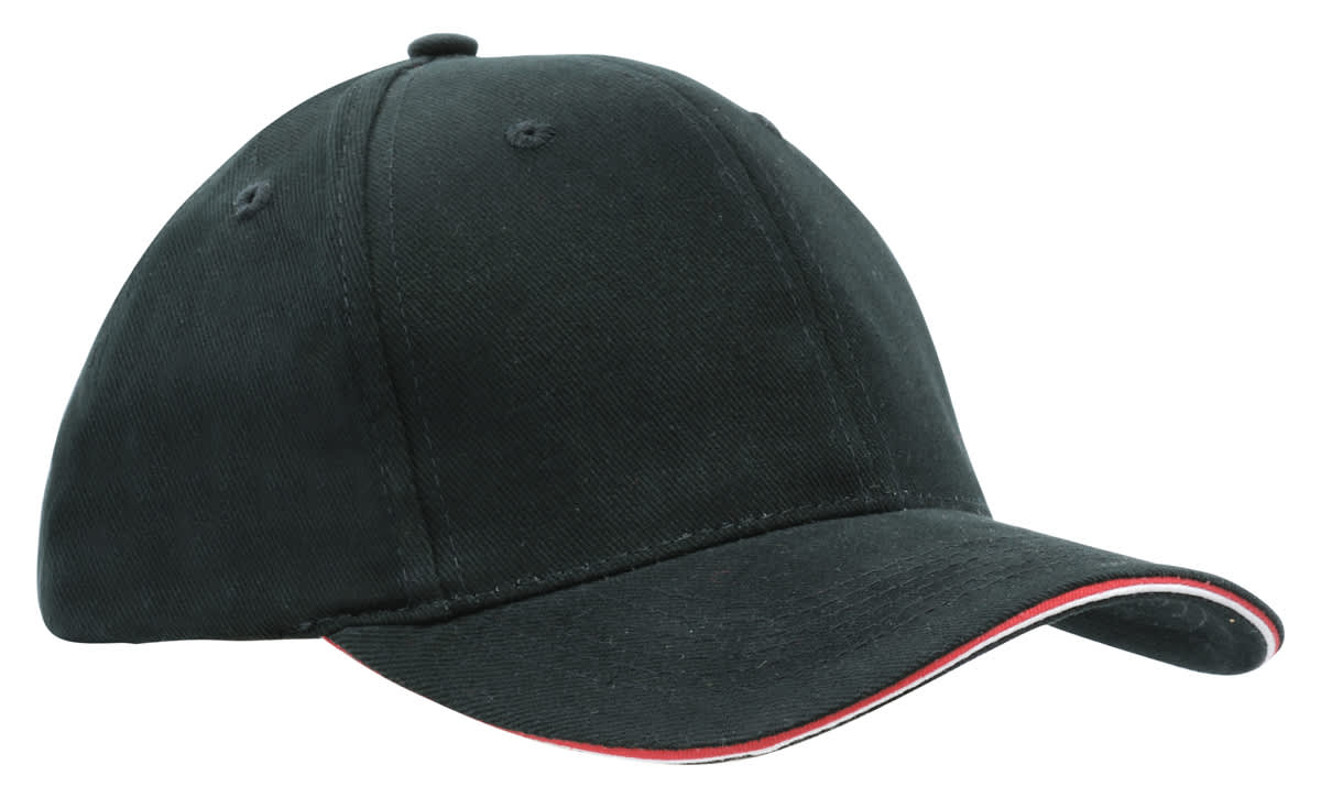 Brushed Heavy Cotton Cap with Double Sandwich