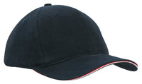 Brushed Heavy Cotton Cap with Double Sandwich