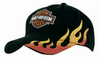 Brushed Heavy Cotton with Flame Embroidery