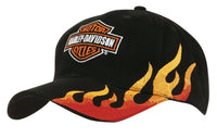 Brushed Heavy Cotton with Flame Embroidery