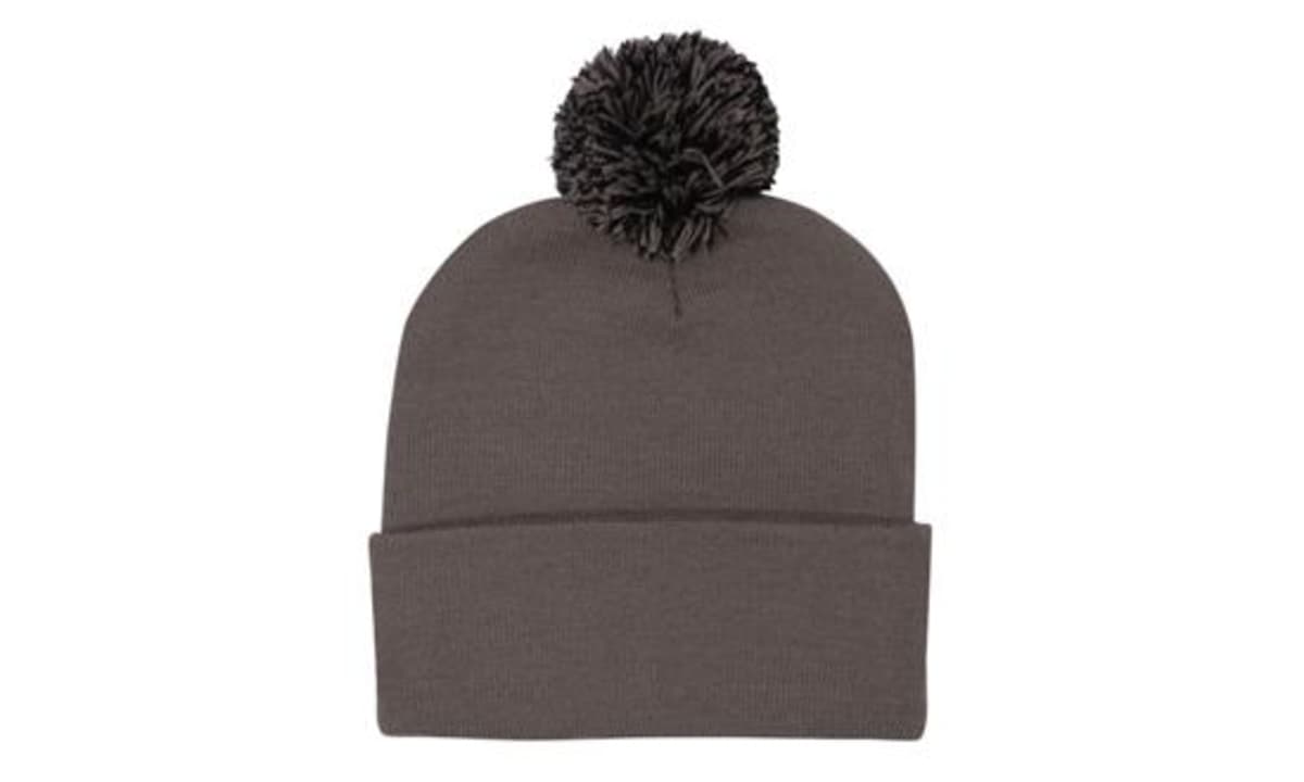 Acrylic Beanie with Pom Pom