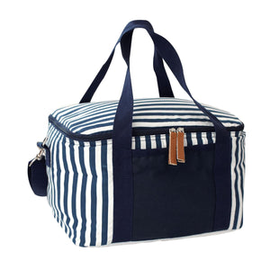 Striped Cotton Canvas Cooler 16L