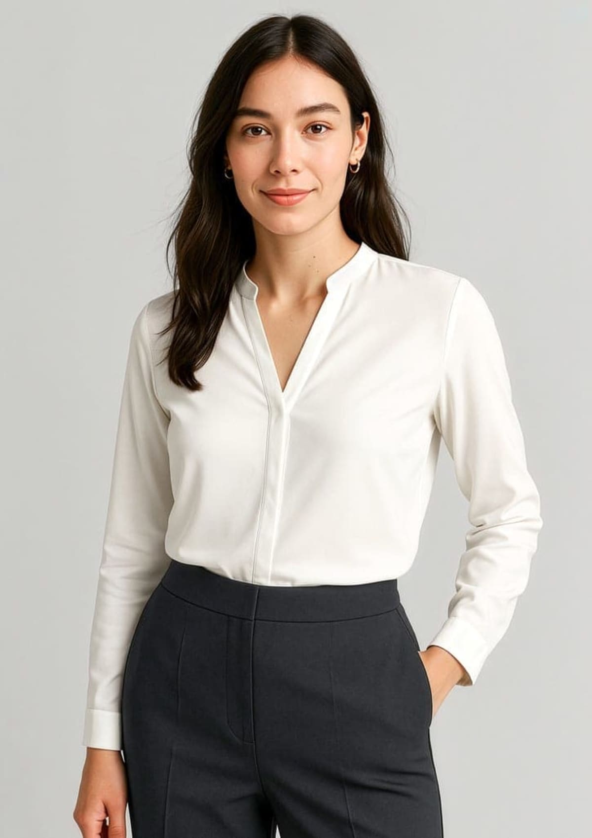 Womens Juliette Long Sleeve Blouse