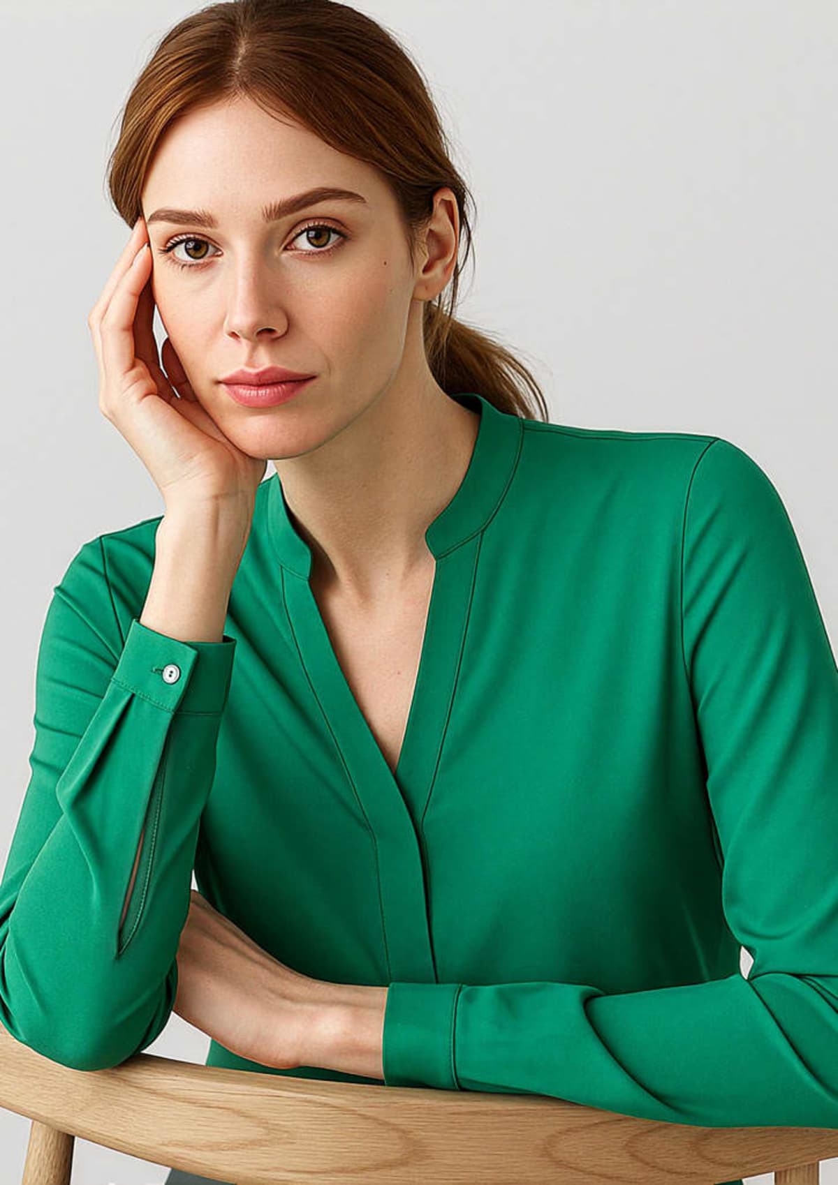 Womens Juliette Long Sleeve Blouse
