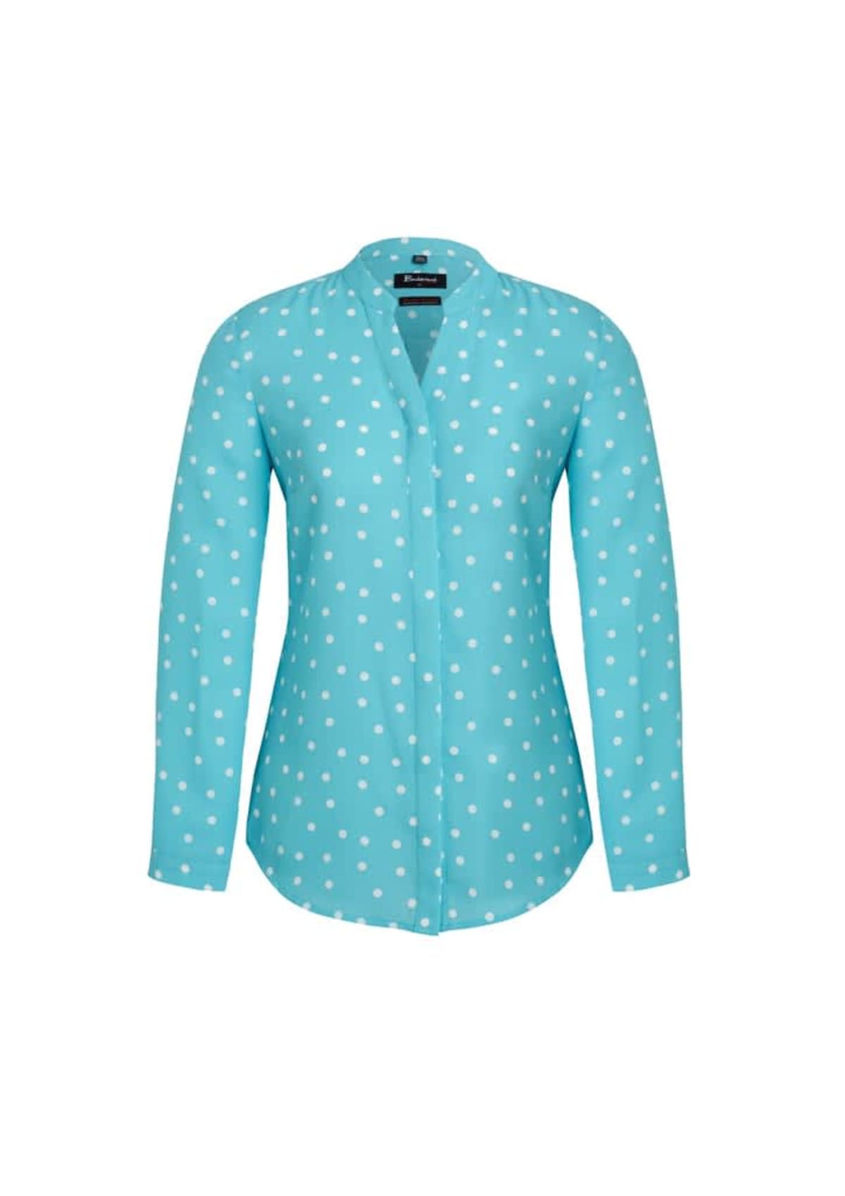 Juliette Womens Spot Print Long Sleeve Blouse