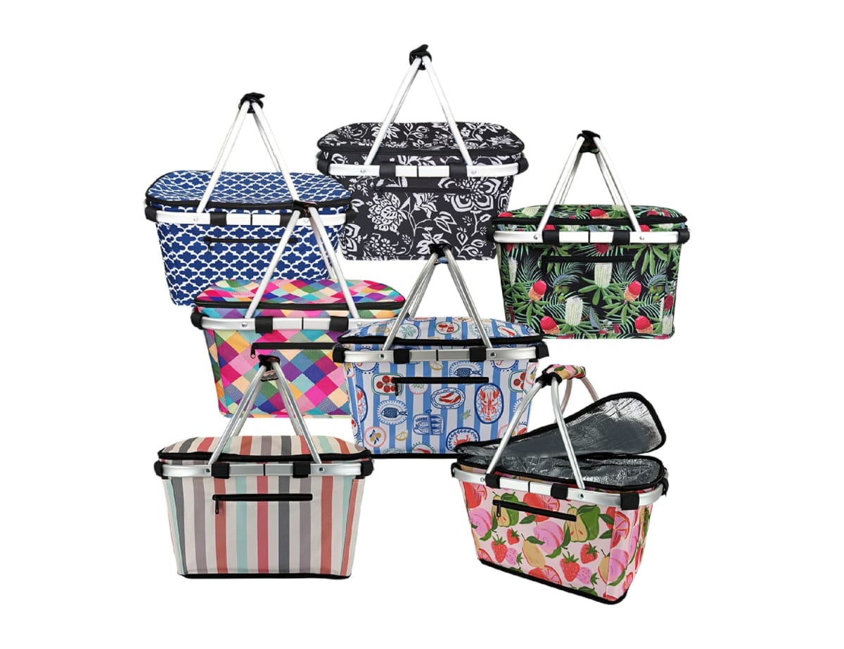 Sachi Insulated Carry Basket w/ Lid