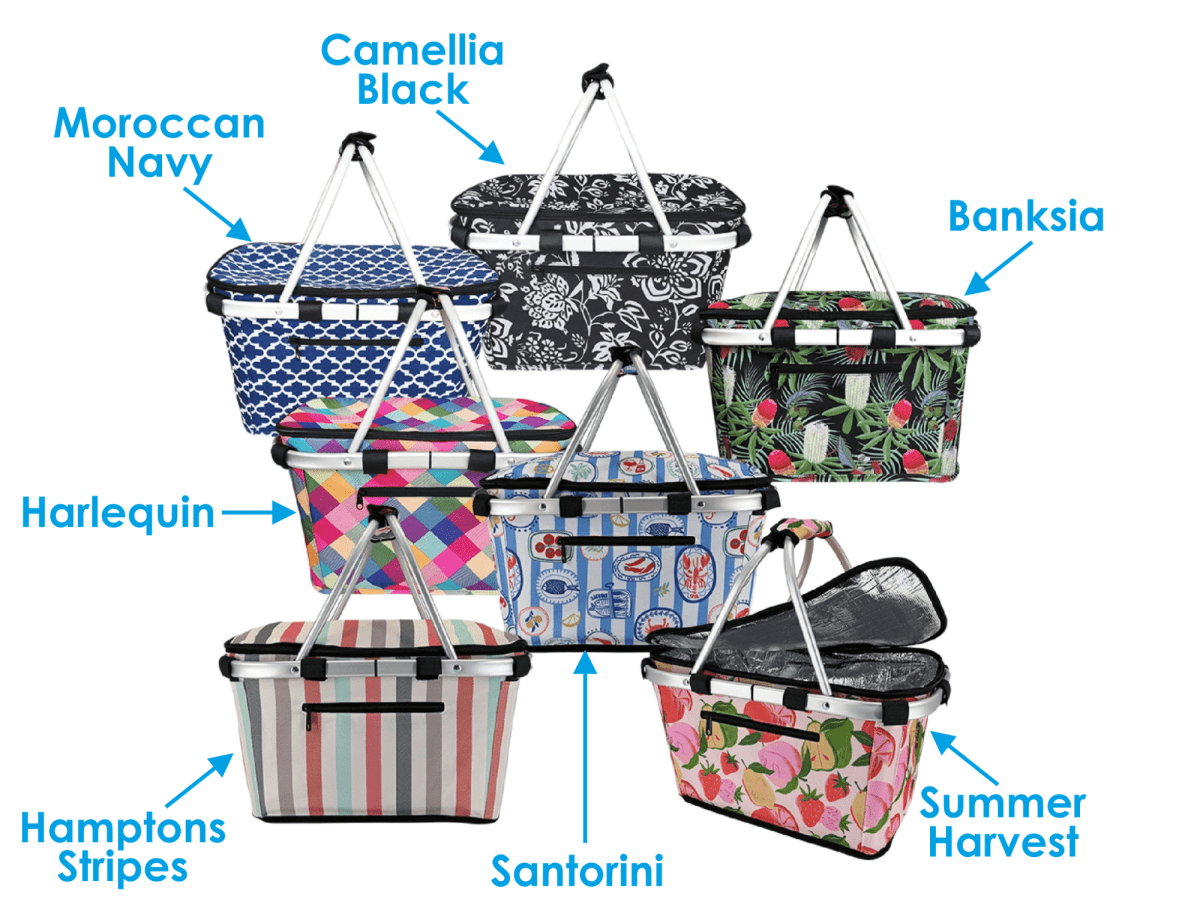 Sachi Insulated Carry Basket w/ Lid