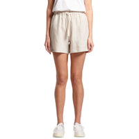 Wo's Linen Shorts