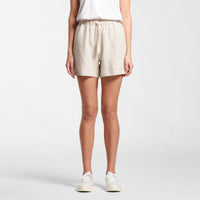 Wo's Linen Shorts