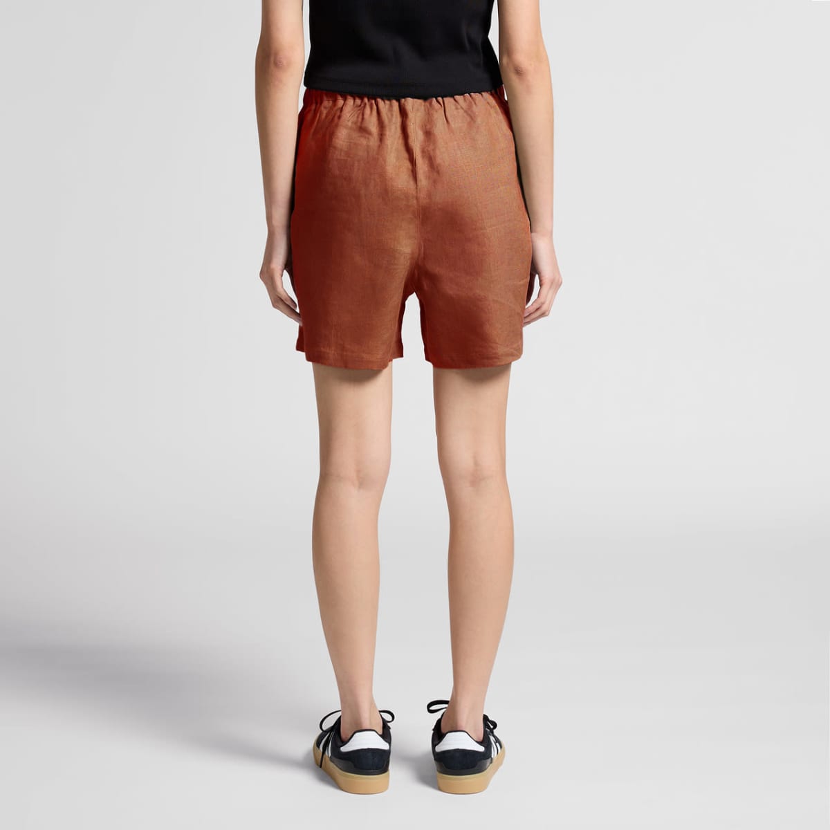 Wo's Linen Shorts