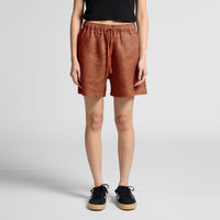 Wo's Linen Shorts