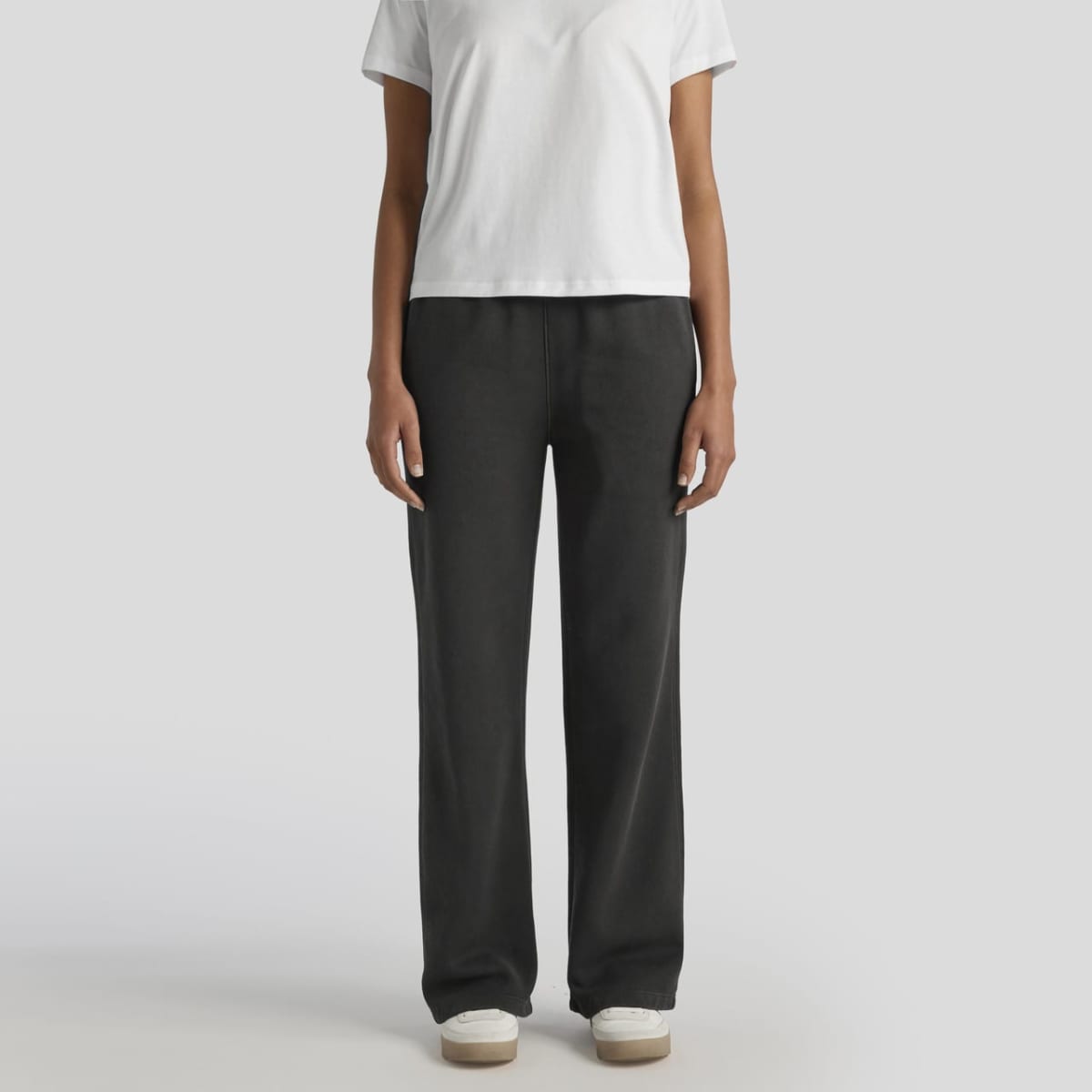 Wo's Relax Faded Cuffless Track Pants