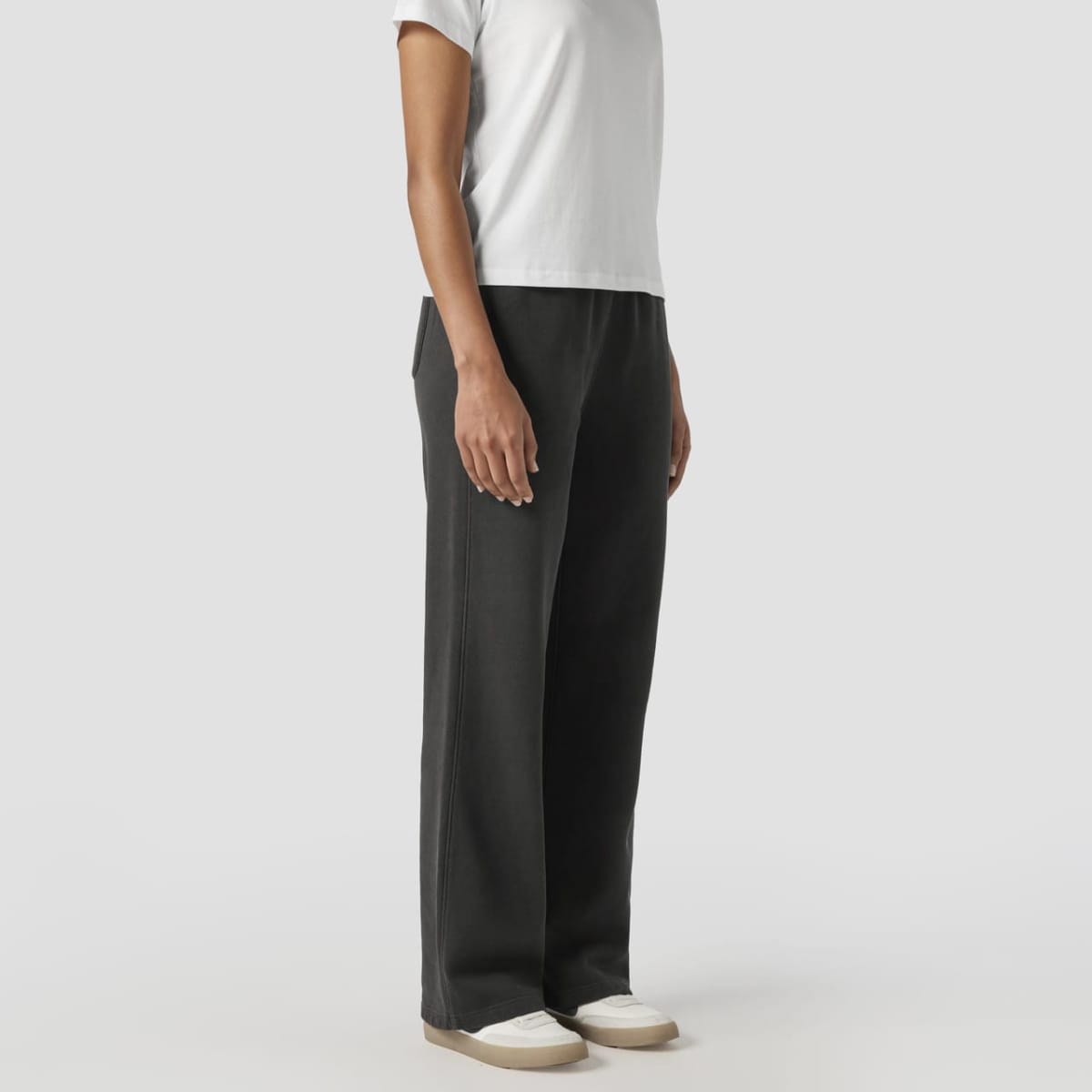 Wo's Relax Faded Cuffless Track Pants