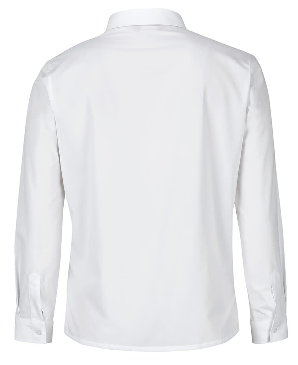 JB's Ladies L/S Double Layered Shirt White