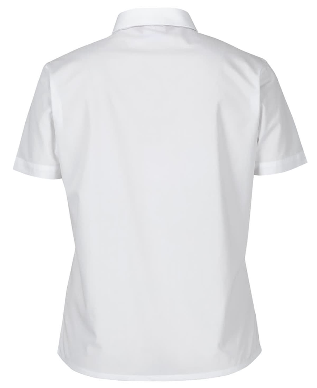 JB's Ladies S/S Double Layered Shirt White