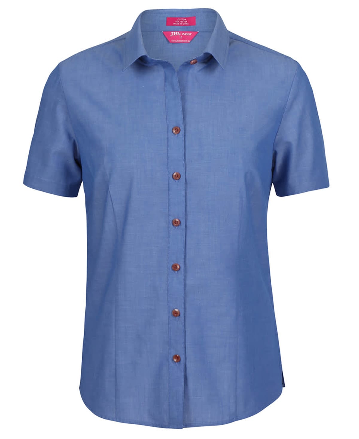 Ladies Classic S/S Fine Chambray Shirt