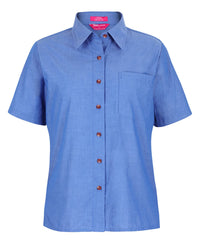 JB’s Ladies Original S/S Indigo Chambray Shirt