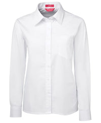 JB's Ladies L/S Original Poplin Shirt White