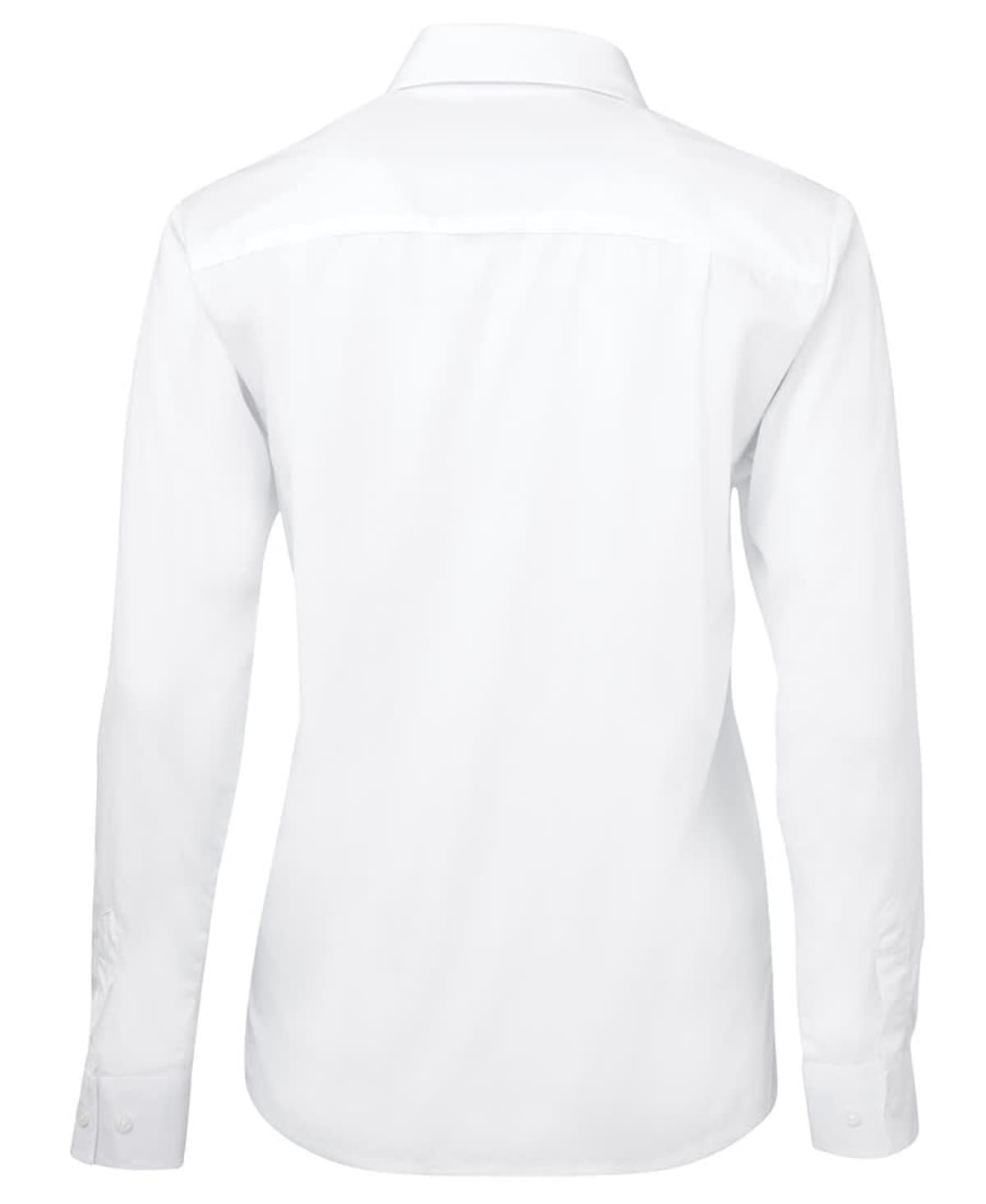 JB's Ladies L/S Original Poplin Shirt White