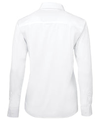 JB's Ladies L/S Original Poplin Shirt White