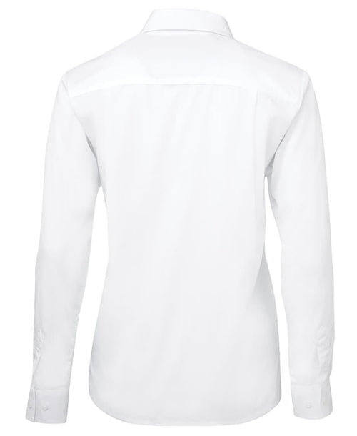 JB's Ladies L/S Original Poplin Shirt White