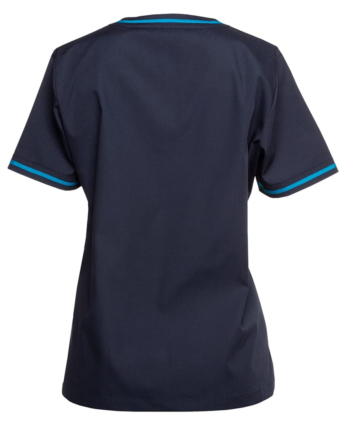 JB's Contrast Ladies Scrubs Top Navy/