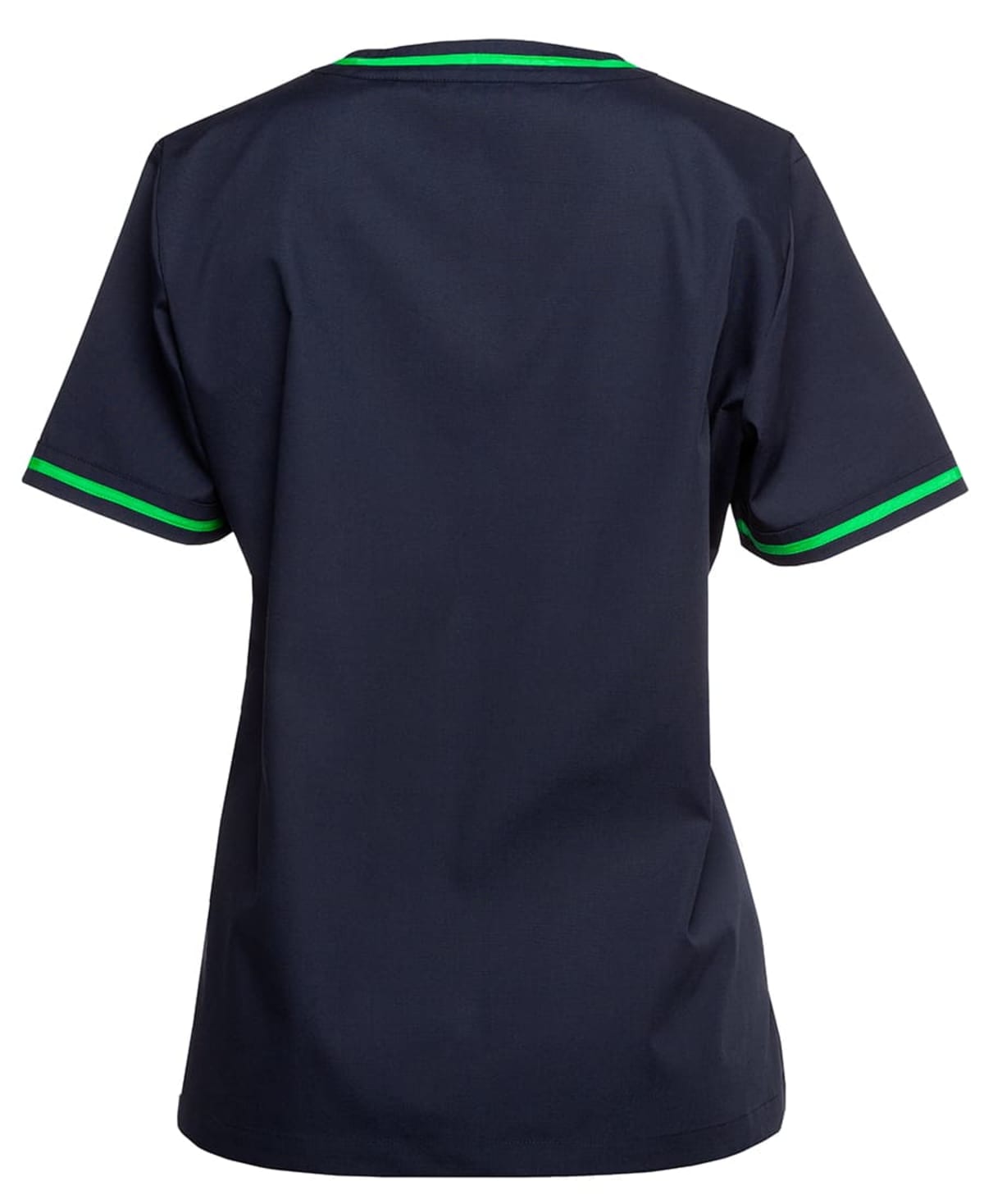 JB's Contrast Ladies Scrubs Top Navy/