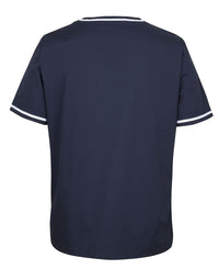 JB's Contrast Unisex Scrubs Top Navy/