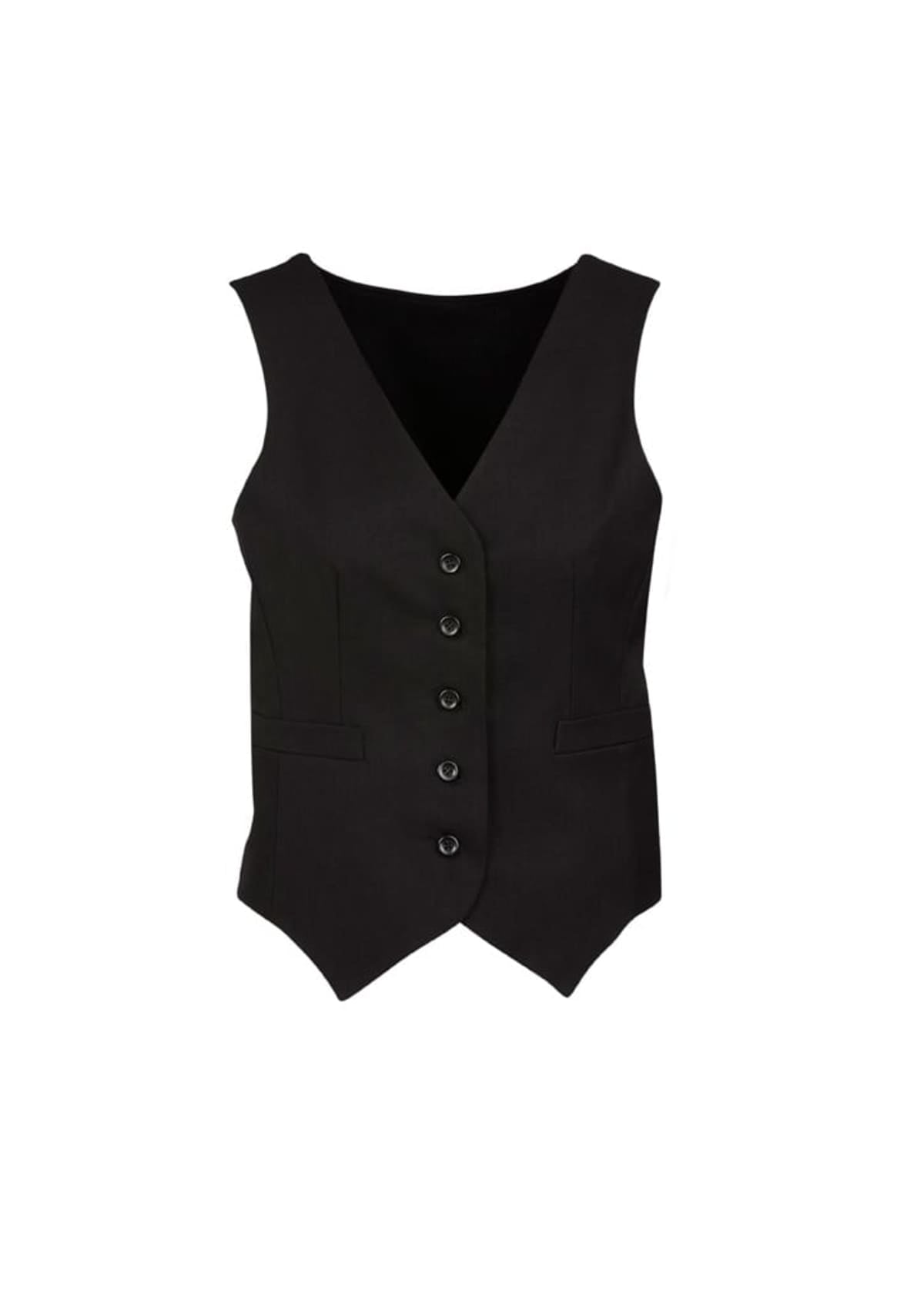 Cool Stretch Womens Peaked Vest with Knitted Back
