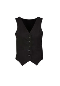 Cool Stretch Womens Peaked Vest with Knitted Back