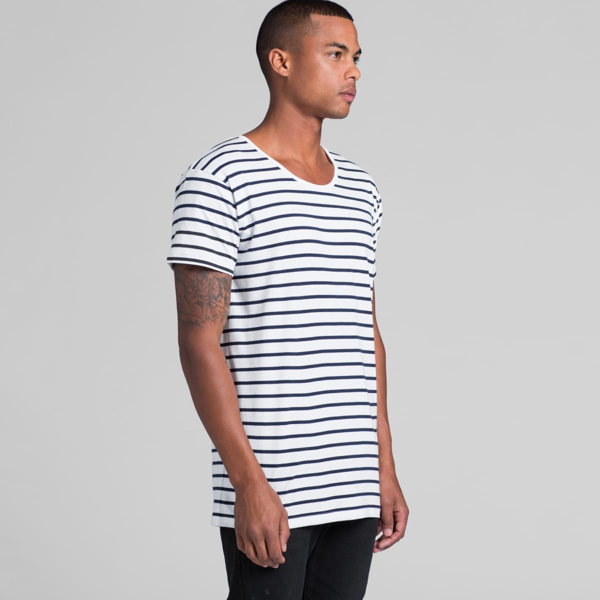 Mens Wire Stripe Tee