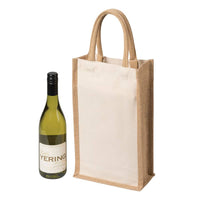 Two Bottle Canvas Wine Carrier 8L