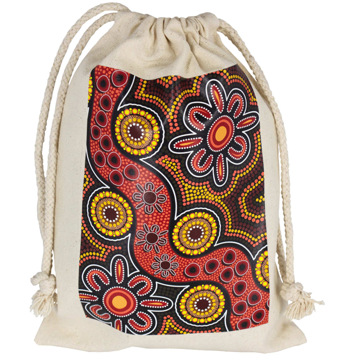 Midi 100% Cotton Drawstring Bag