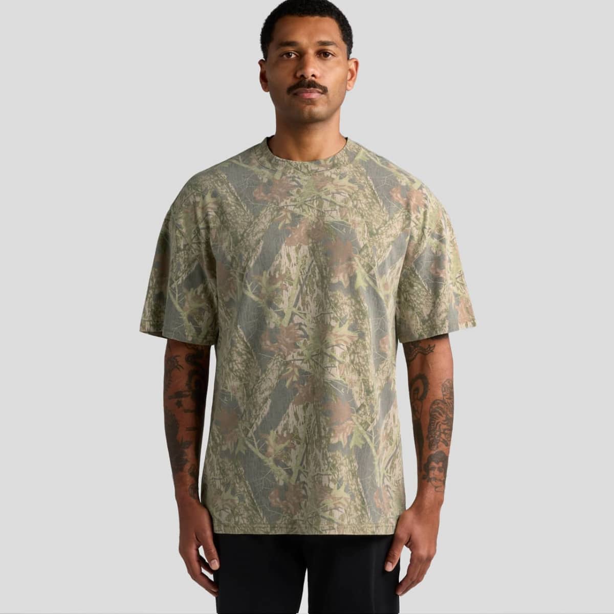 Heavy Faded Camo Tee