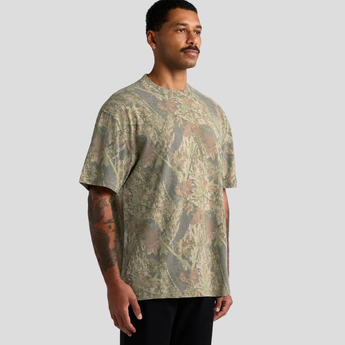 Heavy Faded Camo Tee