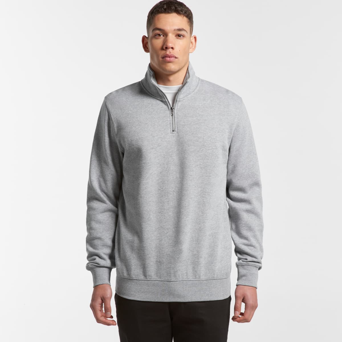 Stencil Half Zip Crew