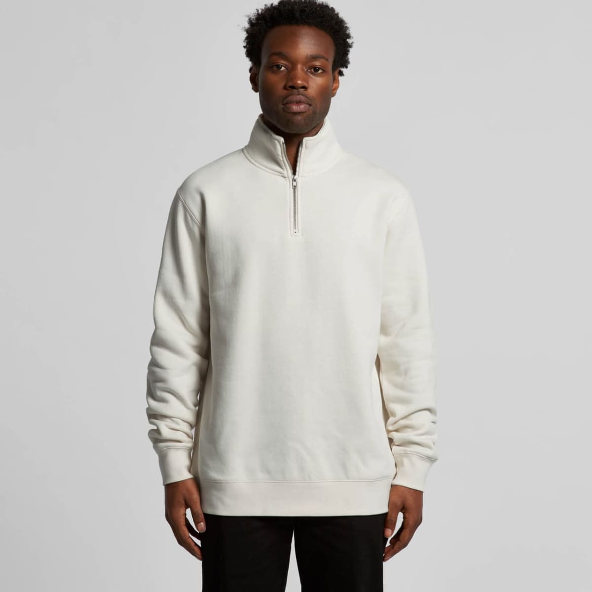 Stencil Half Zip Crew