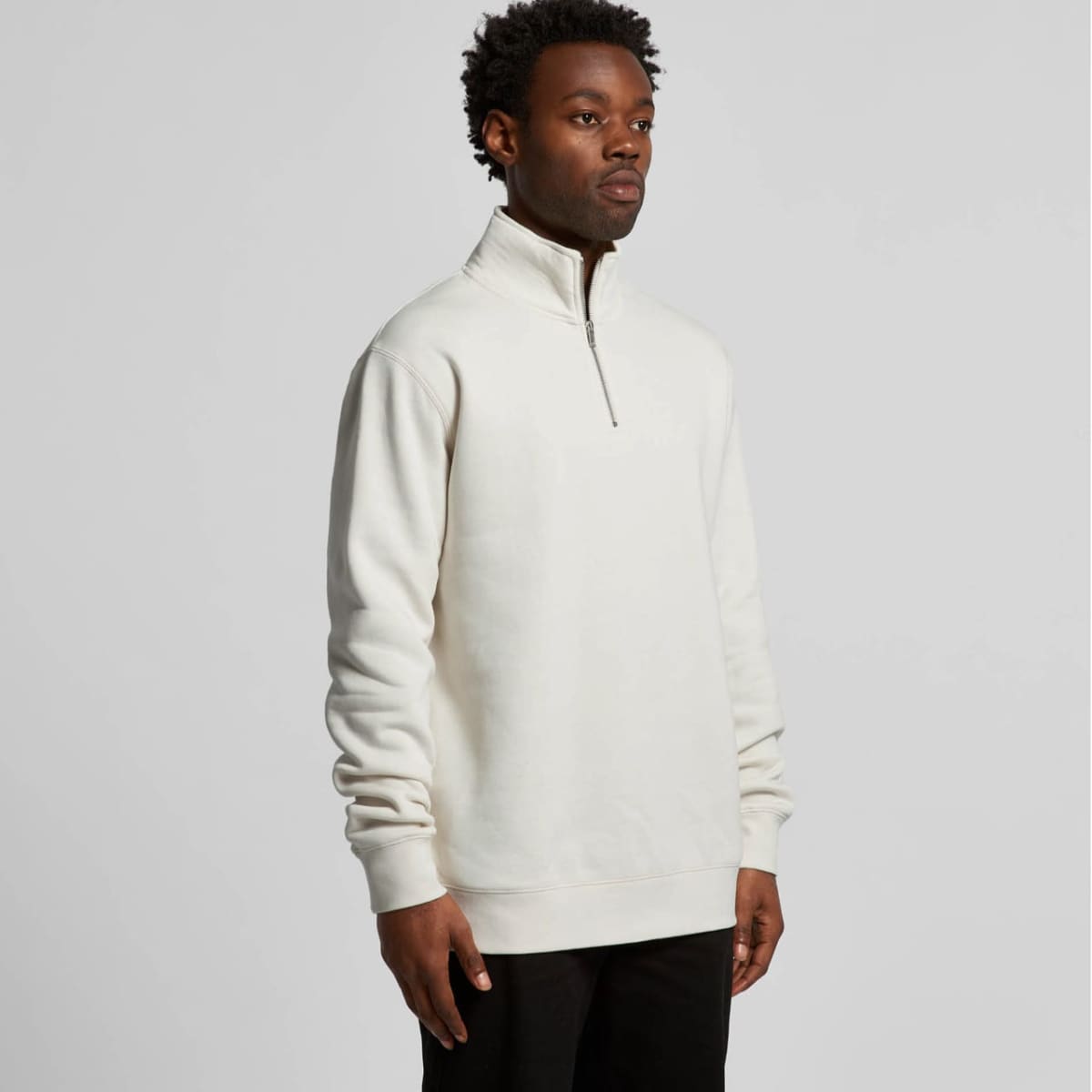 Stencil Half Zip Crew