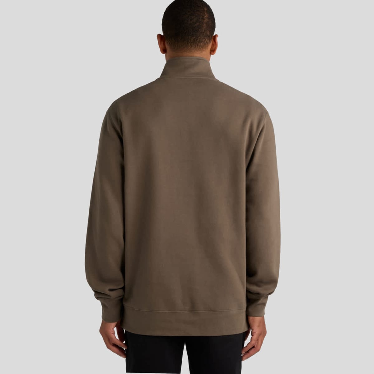 Stencil Half Zip Crew