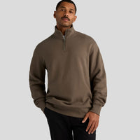 Stencil Half Zip Crew