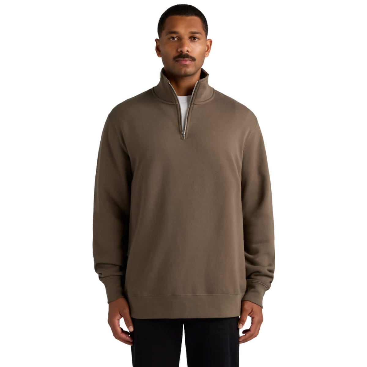 Stencil Half Zip Crew