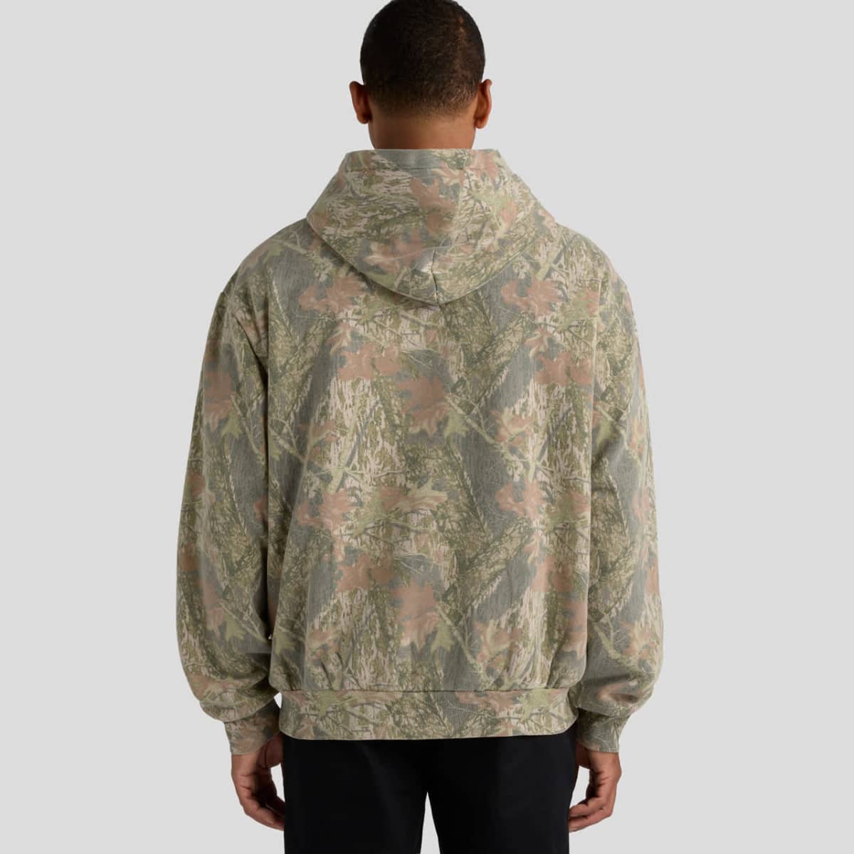 Box Faded Camo Hood
