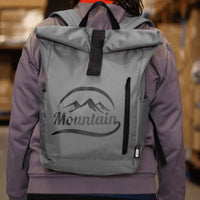 Byron 15.6" GRS RPET Roll-Top Backpack 18L