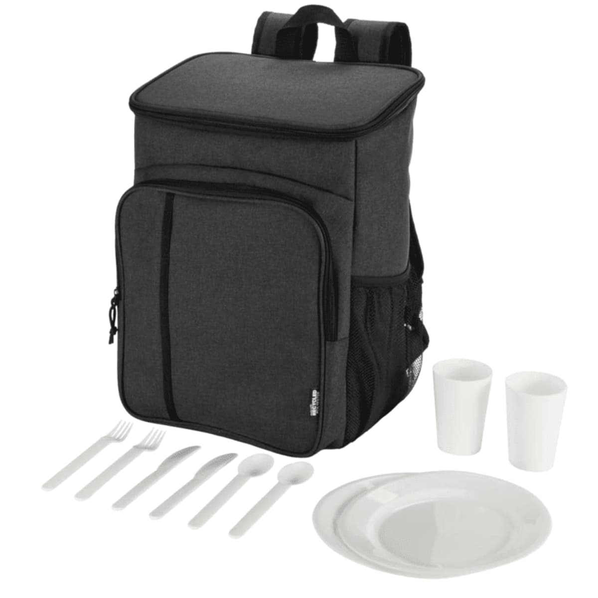 Tundra GRS RPET Picnic Cooler Backpack w/ Cutlery Set 20L