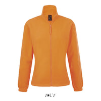 Fleece top women's zippered NORTH