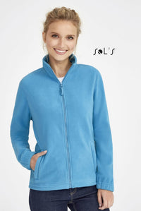 Fleece top women's zippered NORTH