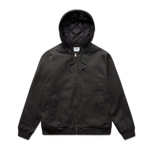 Canvas Bomber Hood Jacket